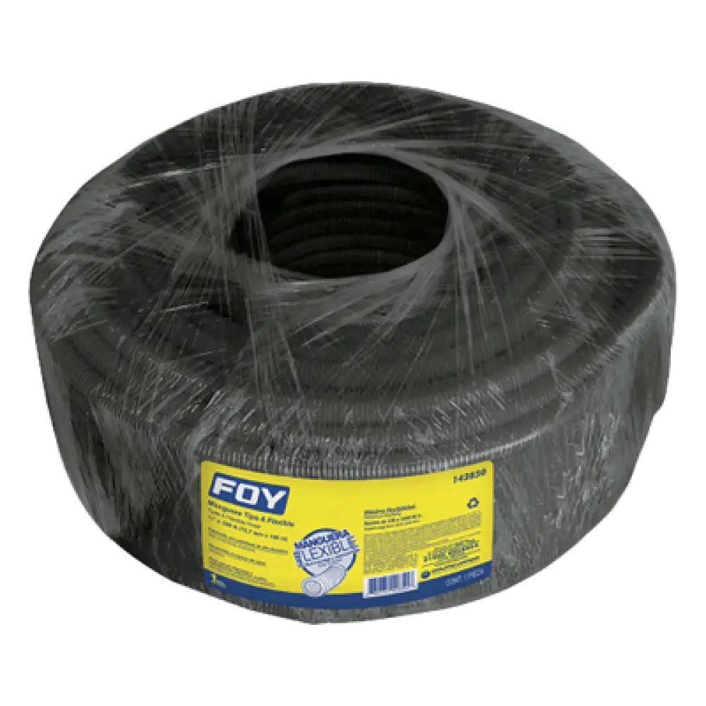 Manguera Flexible para Cables / 1/2 Pulgada / 100 m (328.1 ft) / Polietileno HDPE / Sin Guía / Interior