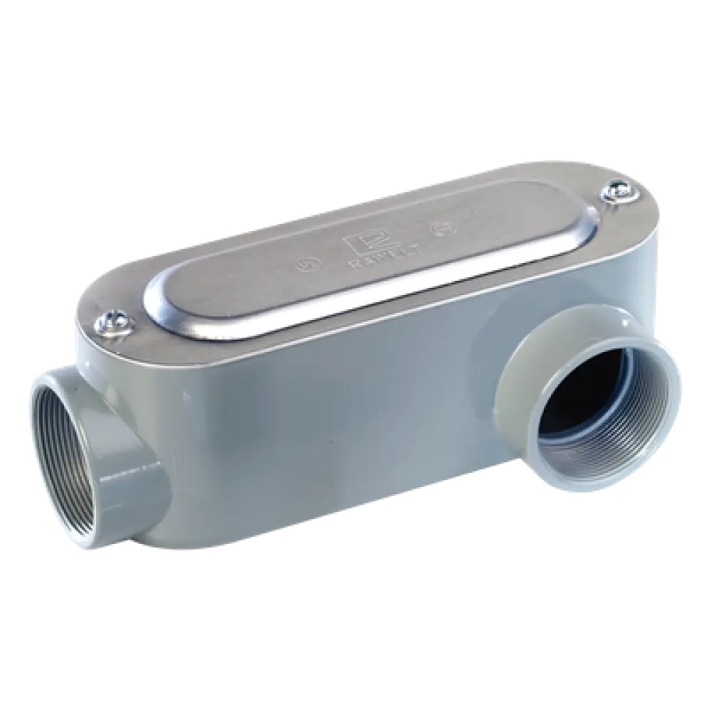 Caja de Registro Ovalada / Roscada Tipo LL / 3/4" (19.05 mm) / Aluminio Diecast / Certificación UL-CSA