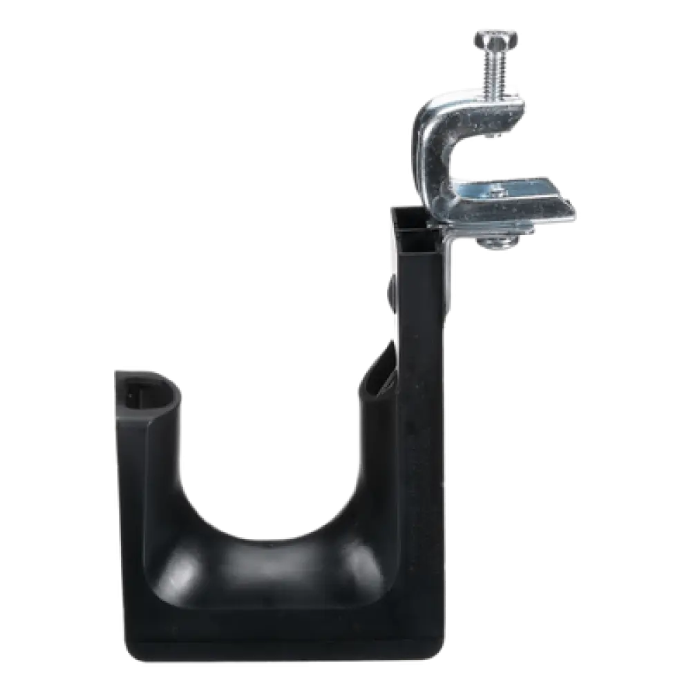 Sujetador tipo J-Hook / Abrazadera de tornillo / Hasta 46 cables Cat6 / Carga 13.61 kg / Nylon 6.6 / 1 pieza
