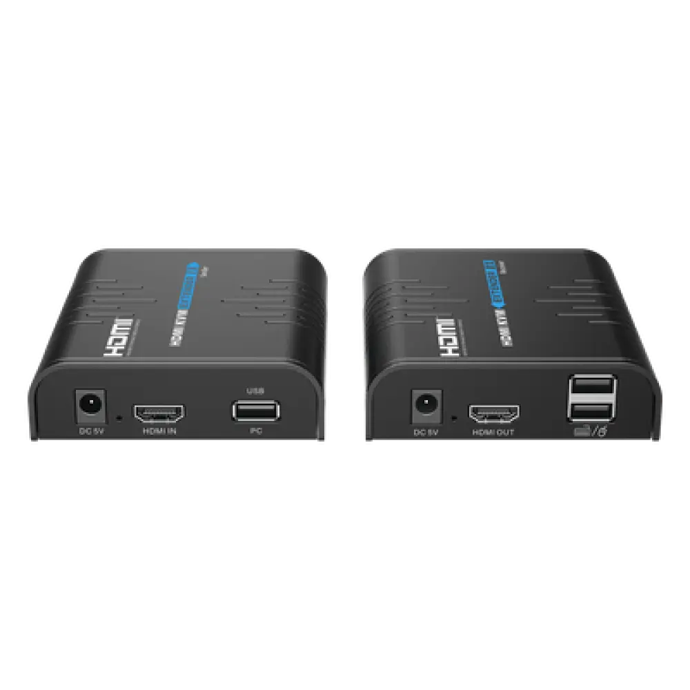 Extensor KVM HDMI / 1080p @ 60 Hz / 120 m (393.7 ft) / 1 a 253 Receptores / Red Gigabit / USB HID / Audio PCM