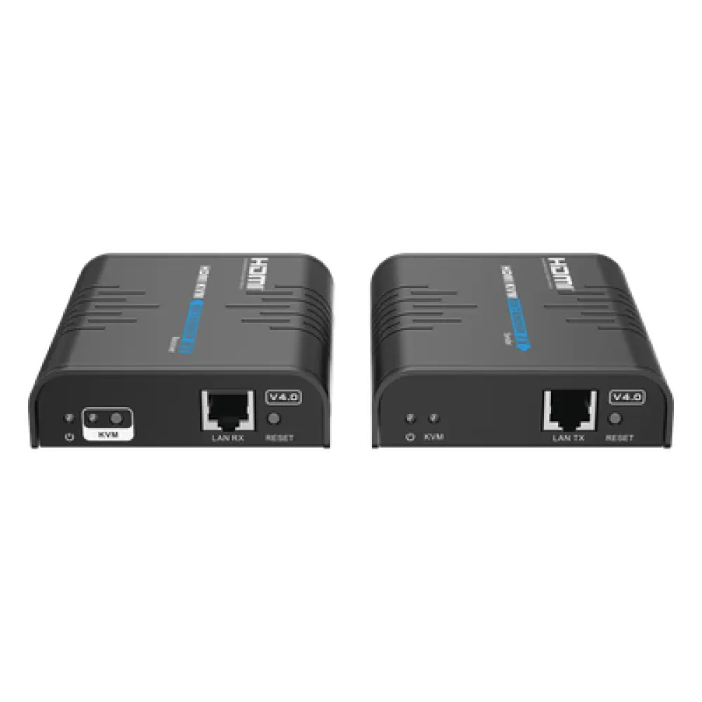 Extensor KVM HDMI / 1080p @ 60 Hz / 120 m (393.7 ft) / 1 a 253 Receptores / Red Gigabit / USB HID / Audio PCM