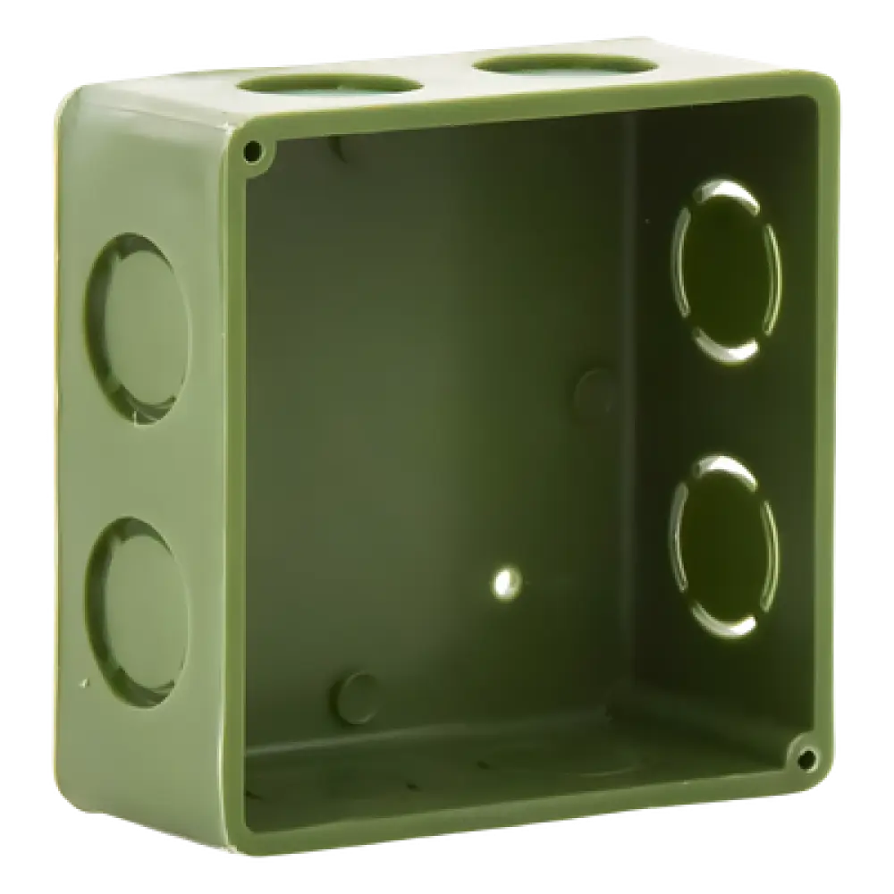 Caja Cuadrada Conduit / PVC Pesado 1/2" / NMX-E-012 / Autoextinguible / Apto para Sistemas Aislados a Tierra