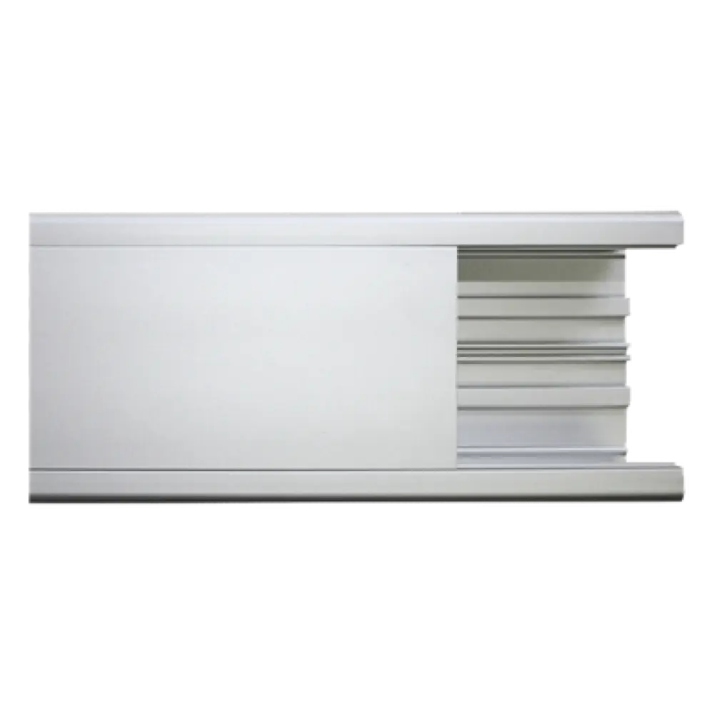 Canaleta de aluminio / 99 x 72 mm / 3 m (9.84 ft) / Área 6,334 mm² / -20°C a 120°C