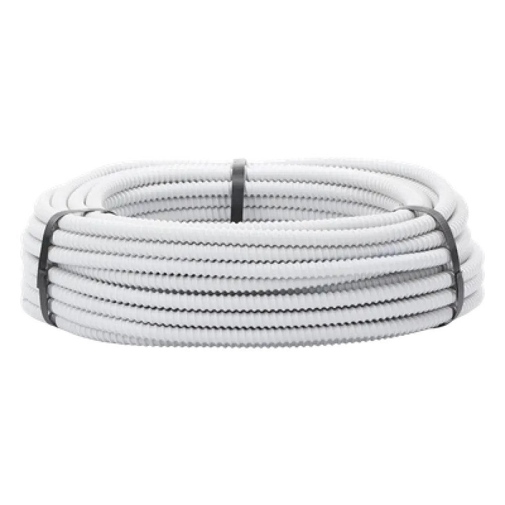 Tubería Flexible / PVC Auto-extinguible / 10 mm ID / 30 m / 320N / 5 a 60°C / 98 pies