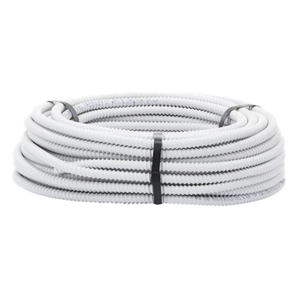 Tubería Flexible / PVC Auto-extinguible / 10 mm ID / 30 m / 320N / 5 a 60°C / 98 pies