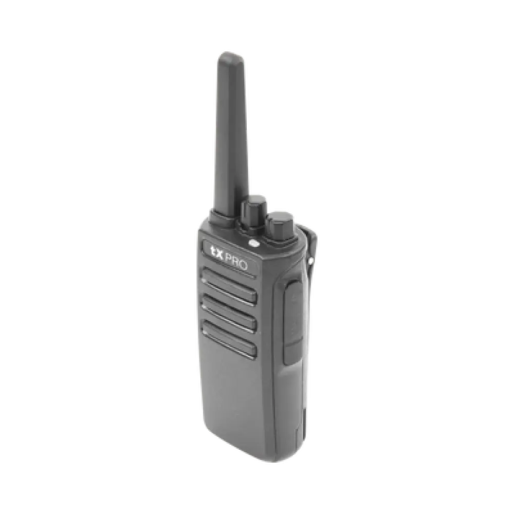 Radio Portátil Analógico / UHF 400-470 MHz / 5W / 16 Canales / Scrambler / Batería 2500 mAh / VOX