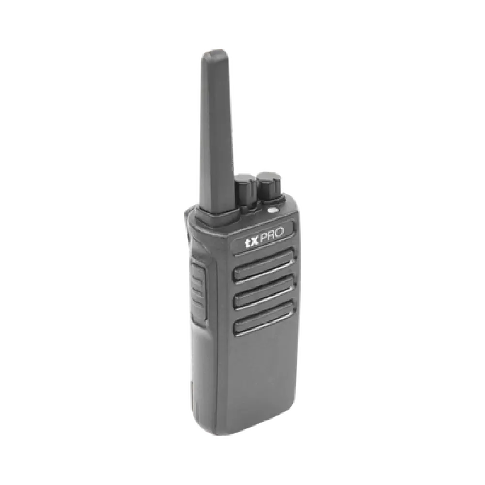 Radio Portátil Analógico / UHF 400-470 MHz / 5W / 16 Canales / Scrambler / Batería 2500 mAh / VOX