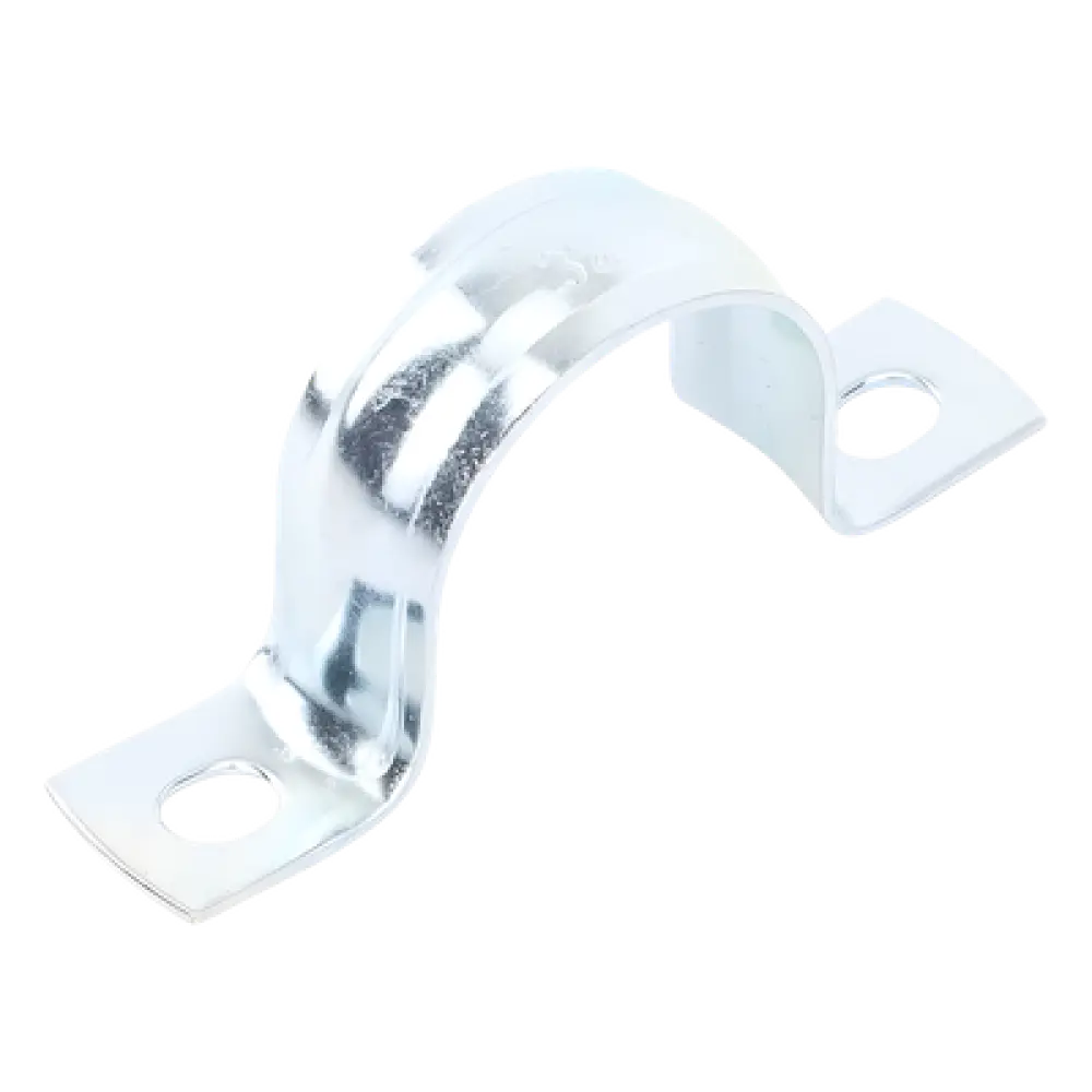 Abrazadera Omega / Conduit 1" (25.4 mm) / Acero Cincado 5 micras / Carga 30 kg / Espesor 0.9-1.2 mm