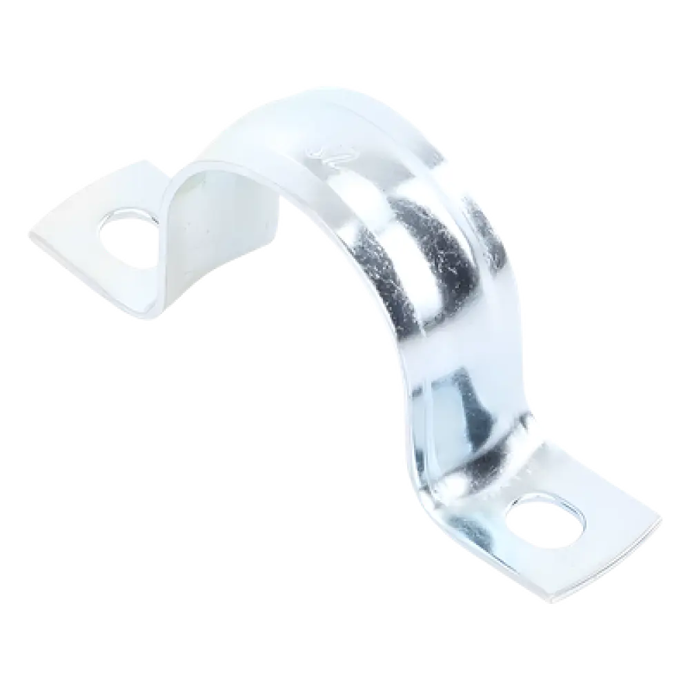 Abrazadera Omega / Conduit 1" (25.4 mm) / Acero Cincado 5 micras / Carga 30 kg / Espesor 0.9-1.2 mm
