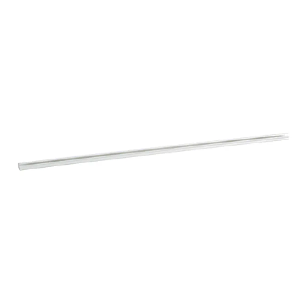 Canaleta de PVC / 19.6 x 12 mm / 1.83 m (6 ft) de largo / Adhesiva sin herramientas / UL94V-0 / Bisagra integrada