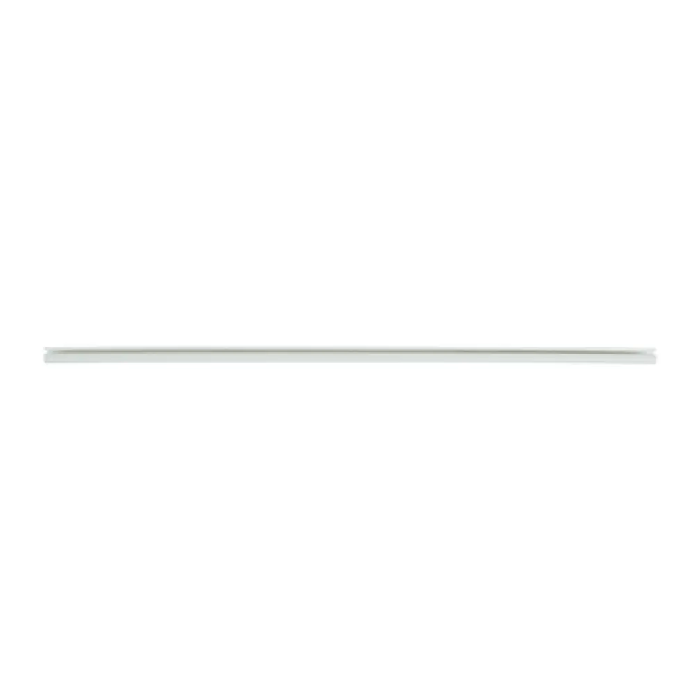 Canaleta de PVC / 19.6 x 12 mm / 1.83 m (6 ft) de largo / Adhesiva sin herramientas / UL94V-0 / Bisagra integrada