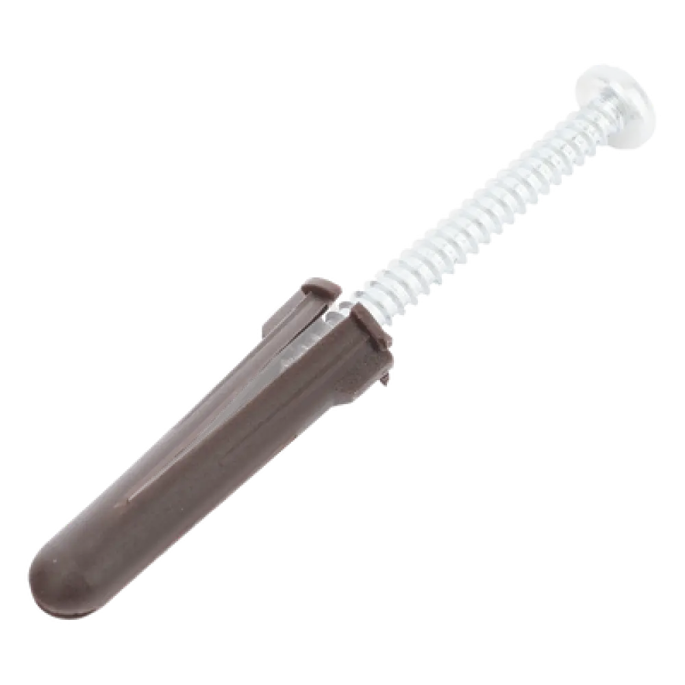 Taquete de Fijación / Doble Expansión Multidireccional / Tornillo 10 mm x 44.5 mm (1 3/4") / Resistencia 80 kg / Polietileno HDPE / Rango Térmico -50°C a +80°C