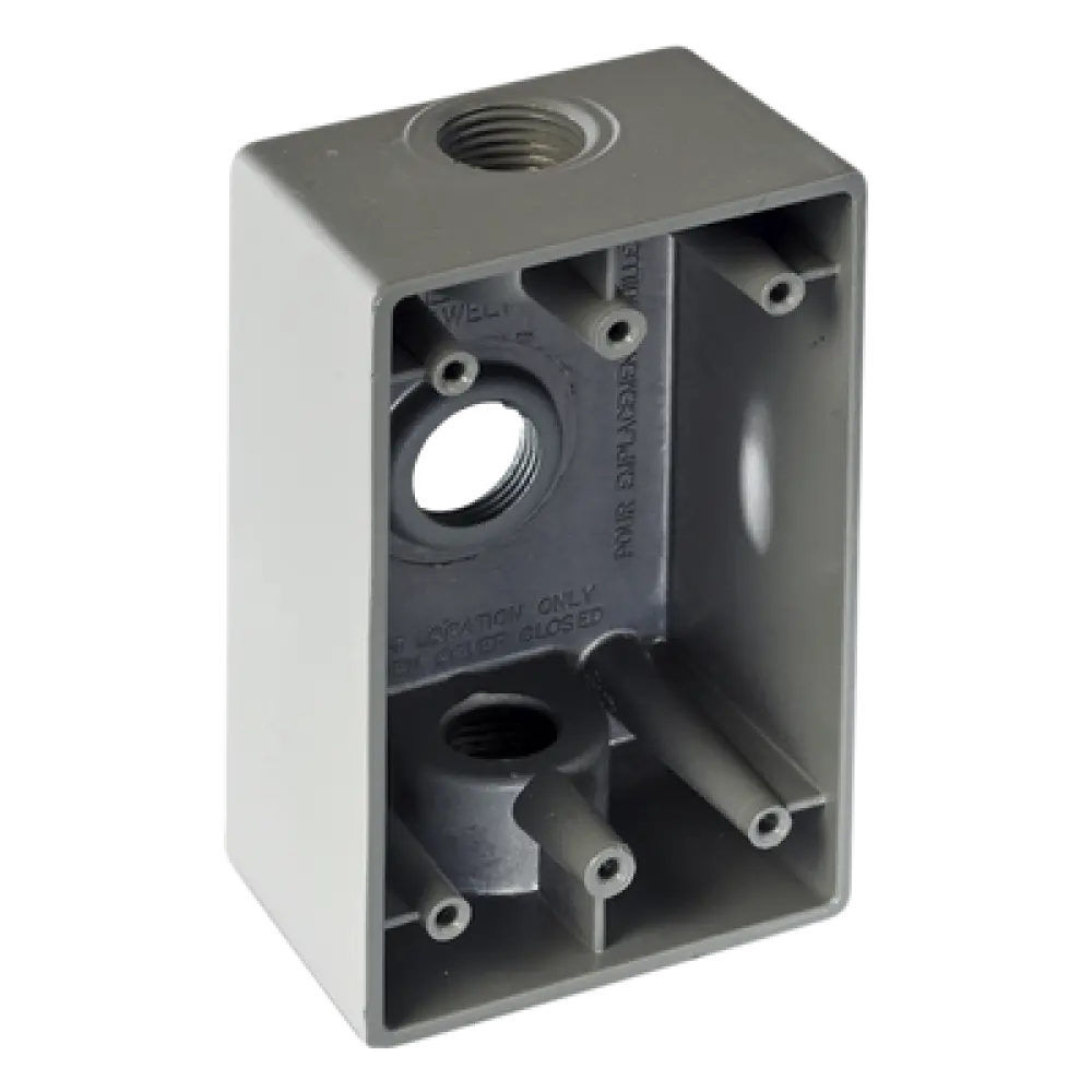 Caja Condulet / 1" (25.4 mm) / Tres Bocas / Aluminio Diecast / A Prueba de Intemperie / NPT / Volumen 246 cm³