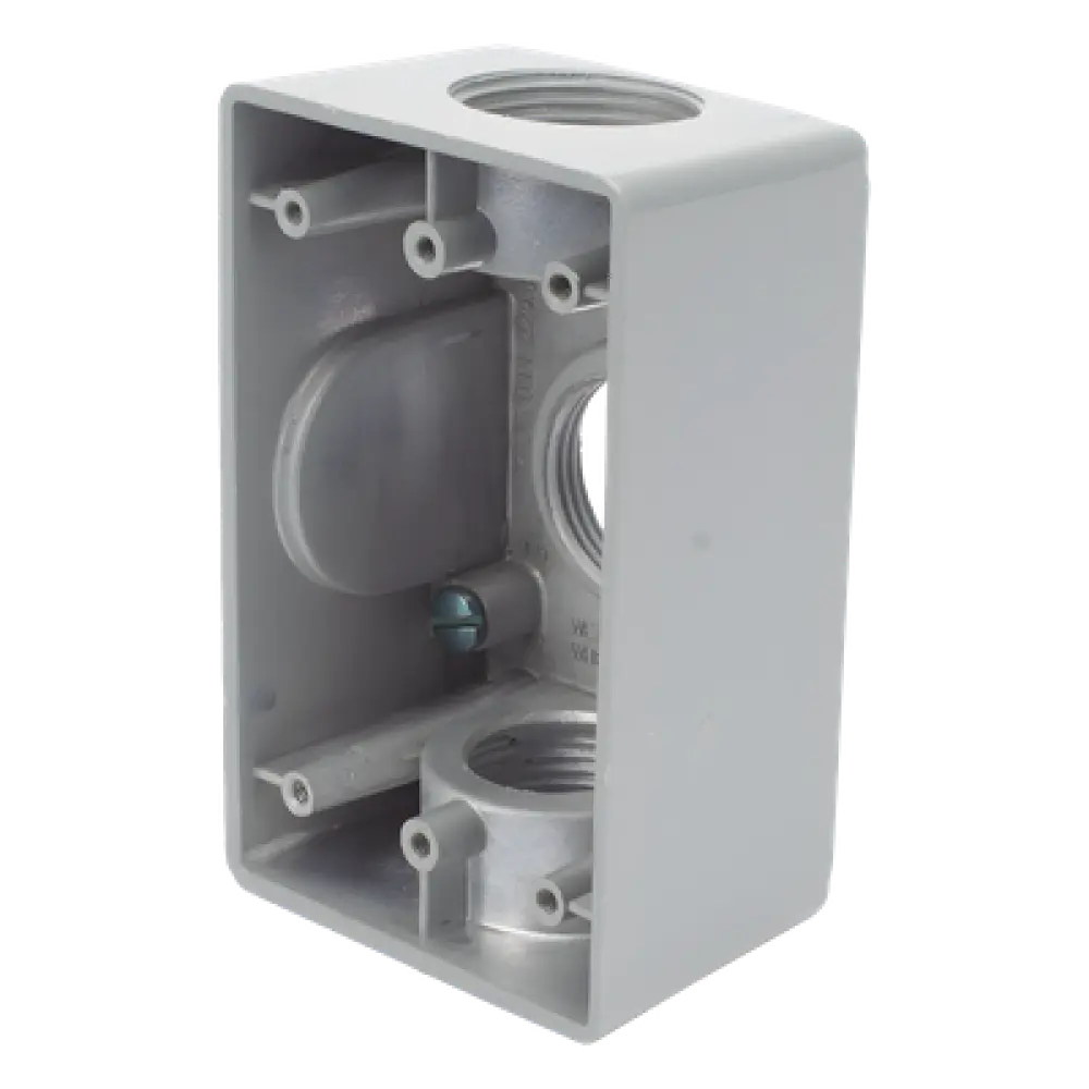 Caja Condulet / 1" (25.4 mm) / Tres Bocas / Aluminio Diecast / A Prueba de Intemperie / NPT / Volumen 246 cm³