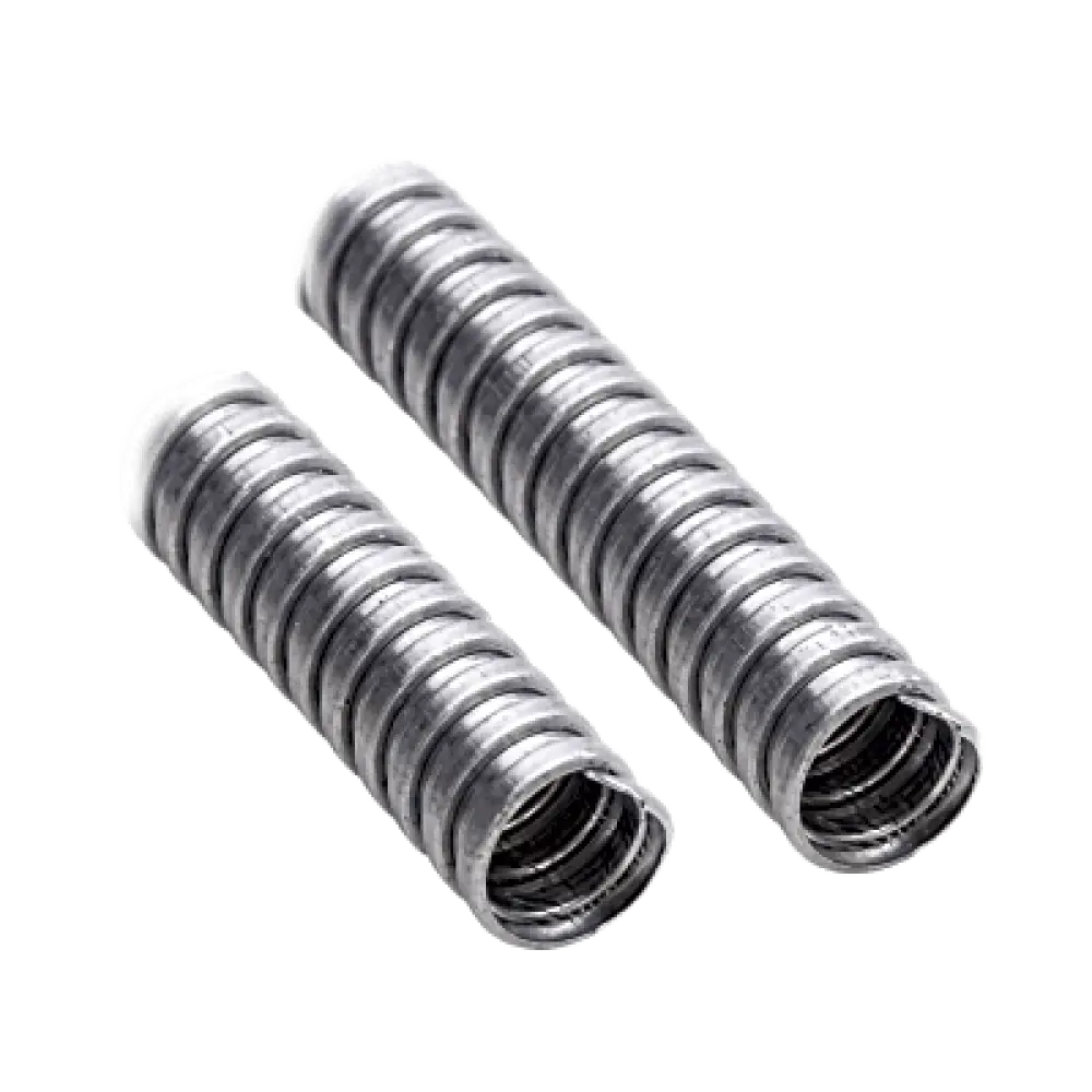 Tubo Flexible Metálico / 1/2" (13 mm) / Acero Galvanizado / Rollo 20 m (65.6 ft) / NEMA FB-1 / UL 514B