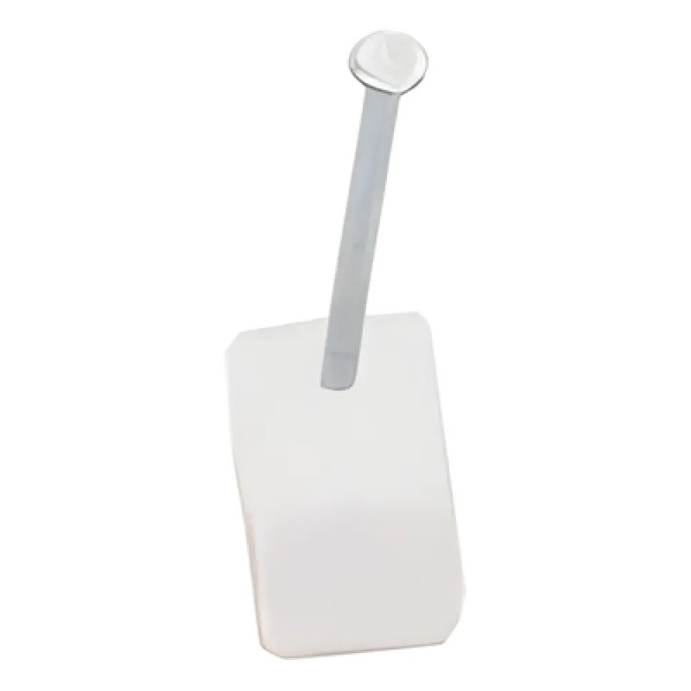 Grapa para cable plano / 3mm / Polipropileno transparente / 100 piezas / -10°C a +120°C / Acero galvanizado