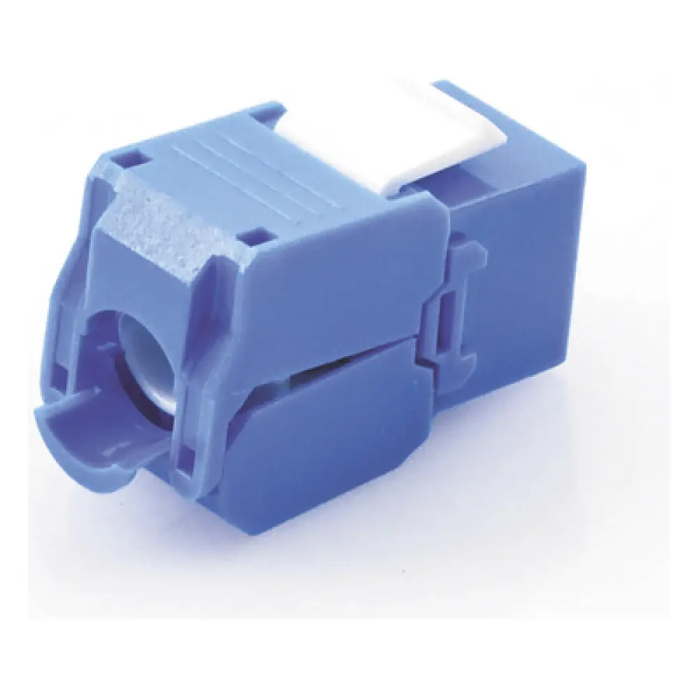 Módulo Jack Keystone / Cat6 / U/UTP / Toolless / Terminación 180° / RJ45 / Color Azul