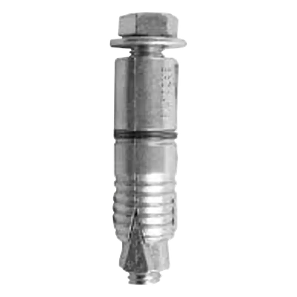 Taquete Expansor Tipo Z / 3/16" x 1 1/2" (38 mm) / Carga a Tensión 80 kg / Zamac Resistente a Corrosión / Tornillo Incluido 1 3/4" (45 mm) / Dureza 82 Rockwell B