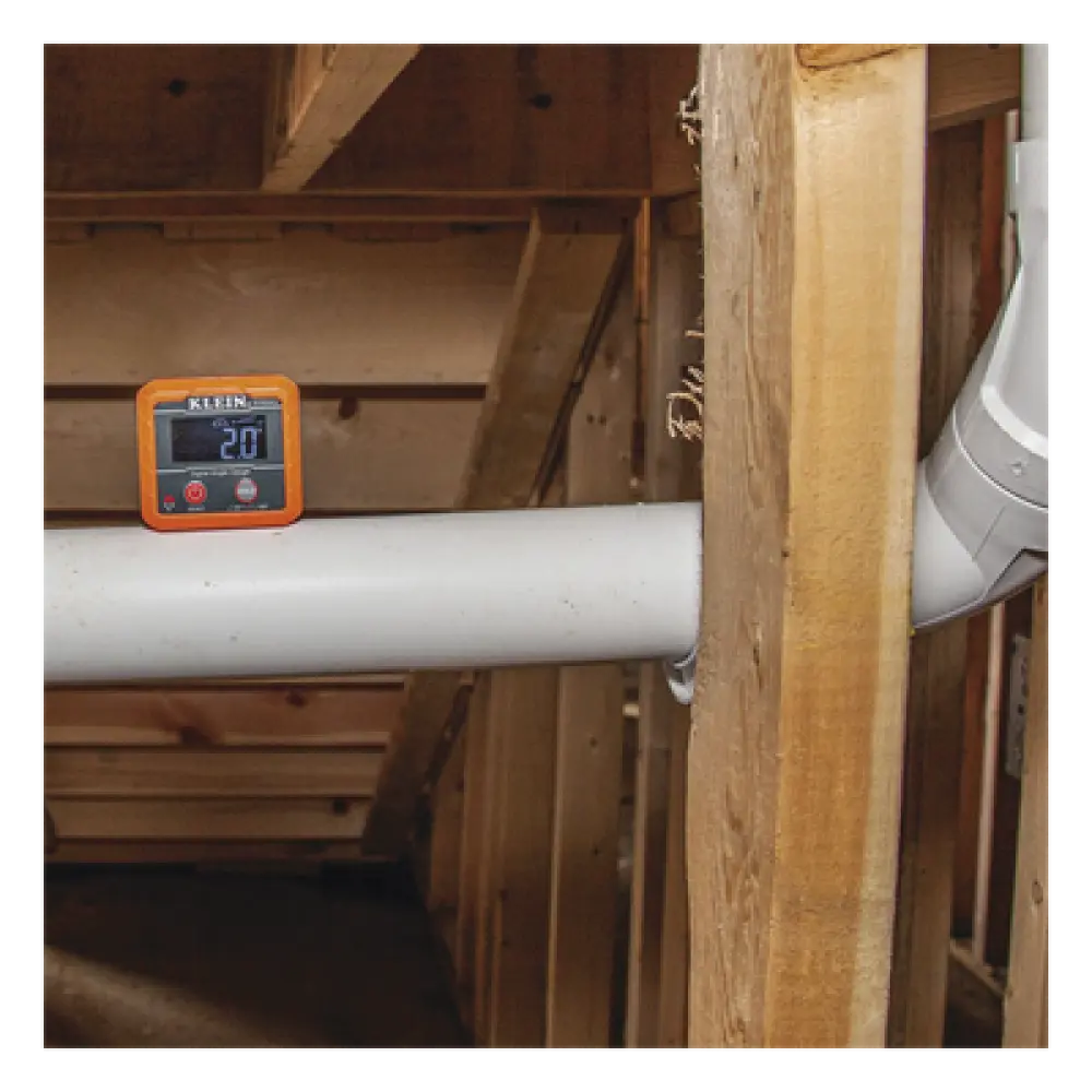 Inclinómetro y Nivel Digital / Pantalla Giratoria / Rango 0-90° y 0-180° / Precisión 0.1° / IP42 / Base Magnética