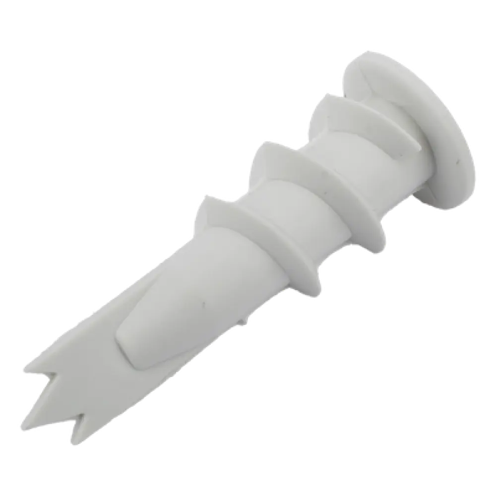 Kit de Fijación Autoperforable / 10 Unidades / Carga 5 kg / Tornillo 10 mm x 38 mm / Tablaroca y Mampostería / Nylon Reforzado / -40°C a +80°C