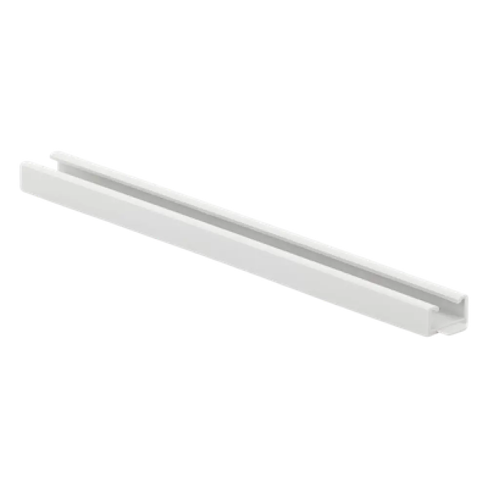 Canaleta Unicanal / PVC Auto-extinguible / 0 Halógenos / 20 cm (7.9 in) / RAL 7035 / Anti-choques