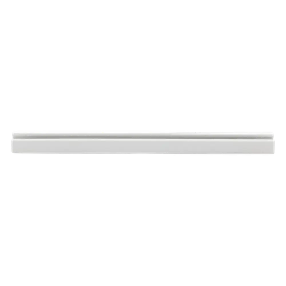 Canaleta Unicanal / PVC Auto-extinguible / 0 Halógenos / 20 cm (7.9 in) / RAL 7035 / Anti-choques