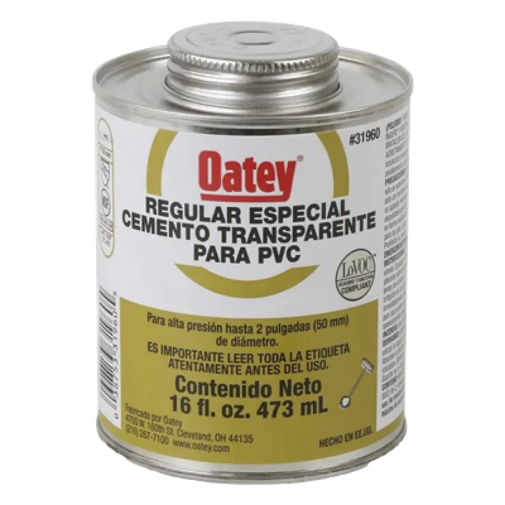 Pegamento PVC / 236 ml / Conduit e Hidráulico / Secado Rápido / Baja Emisión VOC