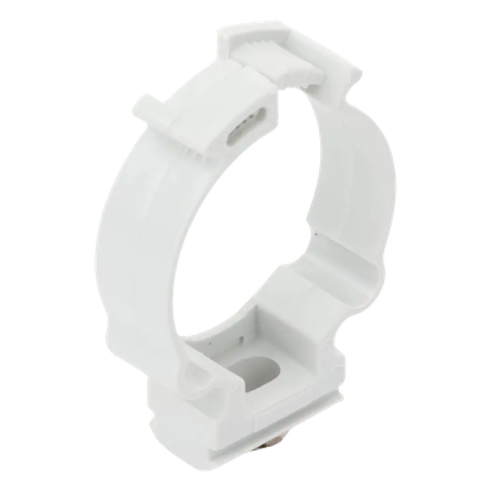 Soporte de Collar / PVC Auto-extinguible Libre de Halógenos / 32 mm / Montaje en Pared y Techo / Instalación cada 1.5 m (4.9 ft)