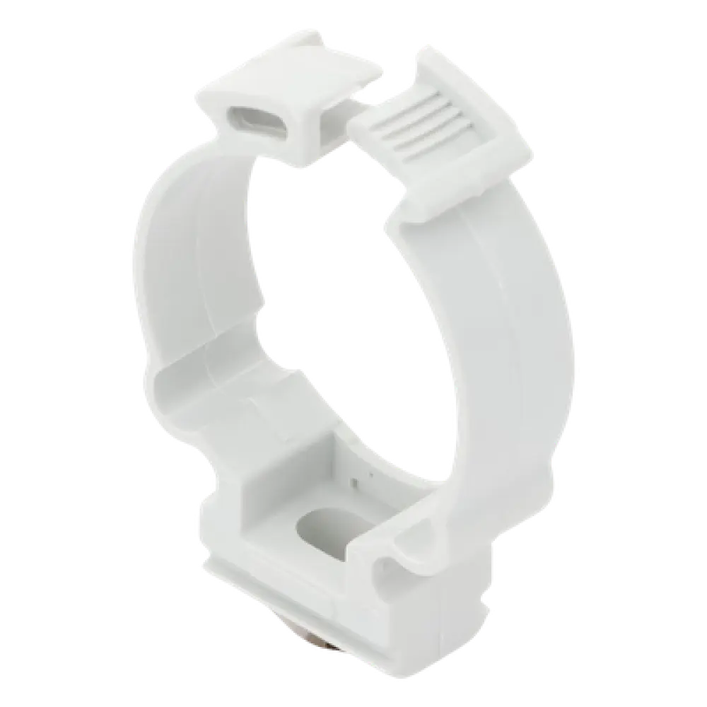 Soporte de Collar / PVC Auto-extinguible Libre de Halógenos / 32 mm / Montaje en Pared y Techo / Instalación cada 1.5 m (4.9 ft)