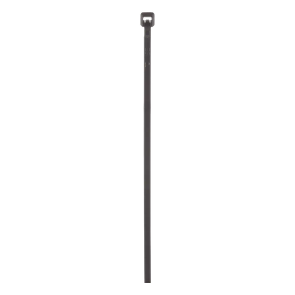 Cincho de Bloqueo / Nylon 6.6 Resistente a Intemperie / 203 mm x 2.5 mm / 8 pulgadas / UV Exterior / Negro / Paquete 100 pz