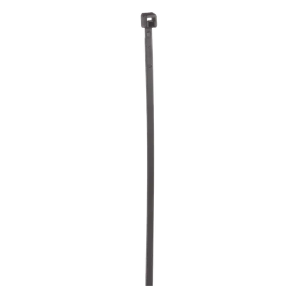 Cincho de Bloqueo / Nylon 6.6 Resistente a Intemperie / 203 mm x 2.5 mm / 8 pulgadas / UV Exterior / Negro / Paquete 100 pz