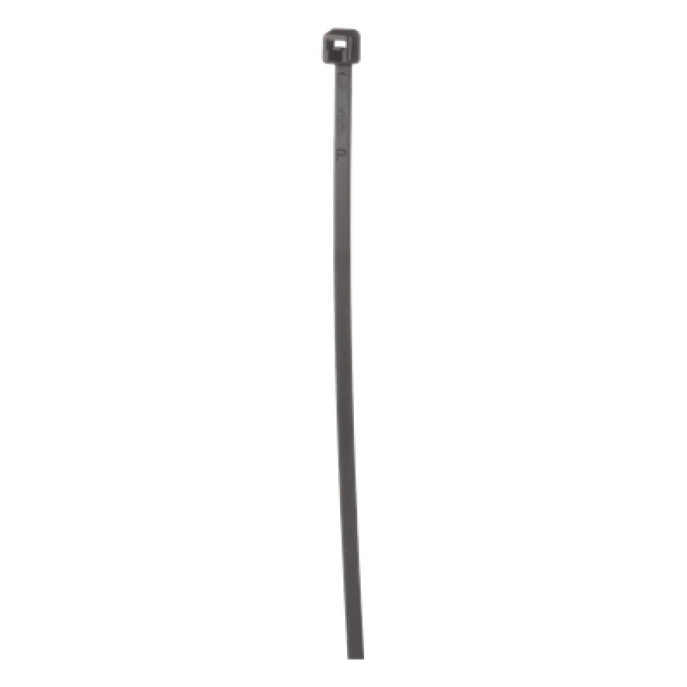 Cincho de Bloqueo / Nylon 6.6 Resistente a Intemperie / 203 mm x 2.5 mm / 8 pulgadas / UV Exterior / Negro / Paquete 100 pz