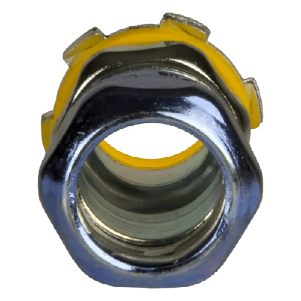 Conector de Compresión Hermético / Pared Delgada / Acero Galvanizado / 1 1/4 in / 1.89 in x 3.307 in (48 mm x 83.99 mm)