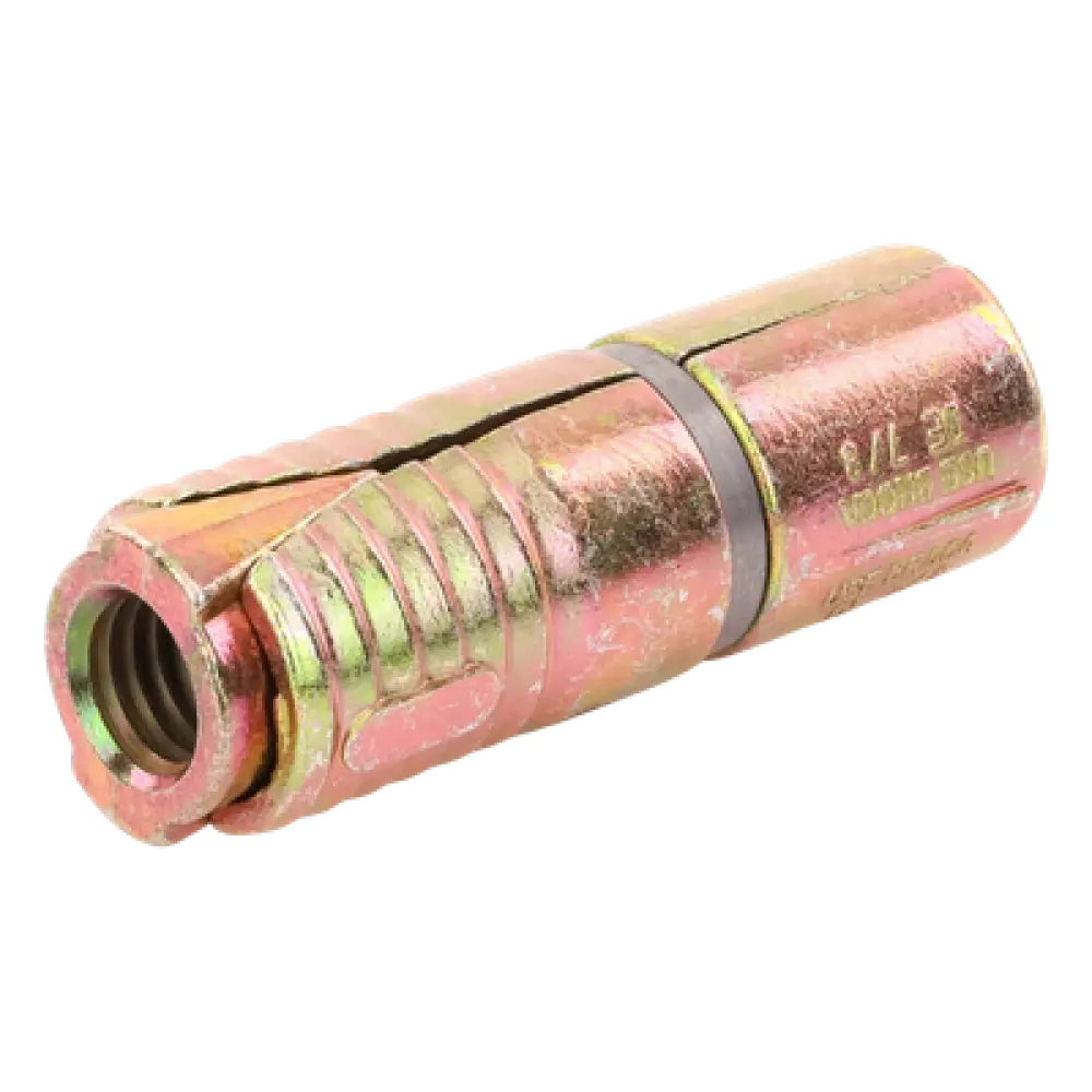 Taquete Expansor Tipo Z / 1/2" / Zamak 3 / Instalación por Par Controlado / Hormigón y Ladrillo Macizo / Cargas Medias