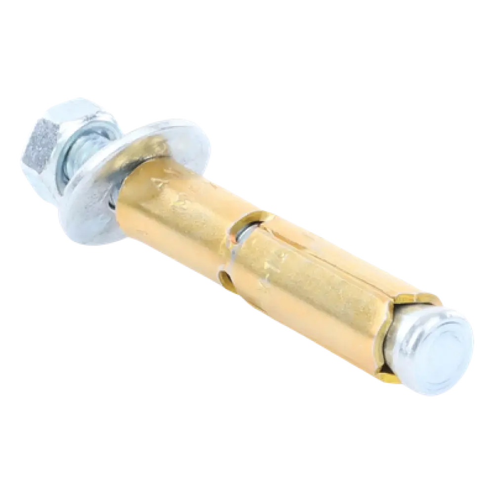 Taquete de Expansión / Cuerda 1/4" (6.4 mm) / Largo 2 1/2" (63 mm) / Carga Tensión 410 kg / Broca 3/8" (10 mm) / Norma GSA FF-S-325