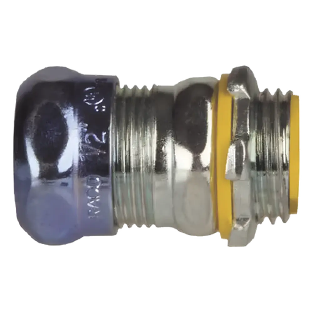 Conector de Compresión / Acero Galvanizado / 1 1/2 in / Impermeable / Pared Delgada