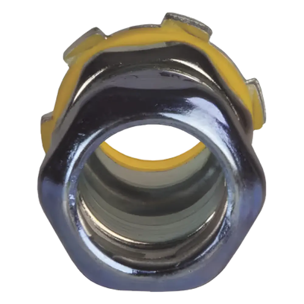 Conector de Compresión / Acero Galvanizado / 1 1/2 in / Impermeable / Pared Delgada