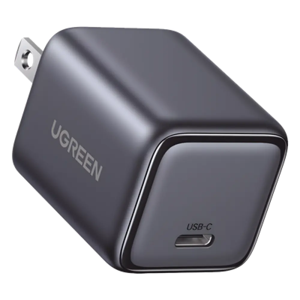 Cargador de Pared / 30W / 1 Puerto USB-C / PD3.0 / QC3.0 / PPS / GaN II / Compacto