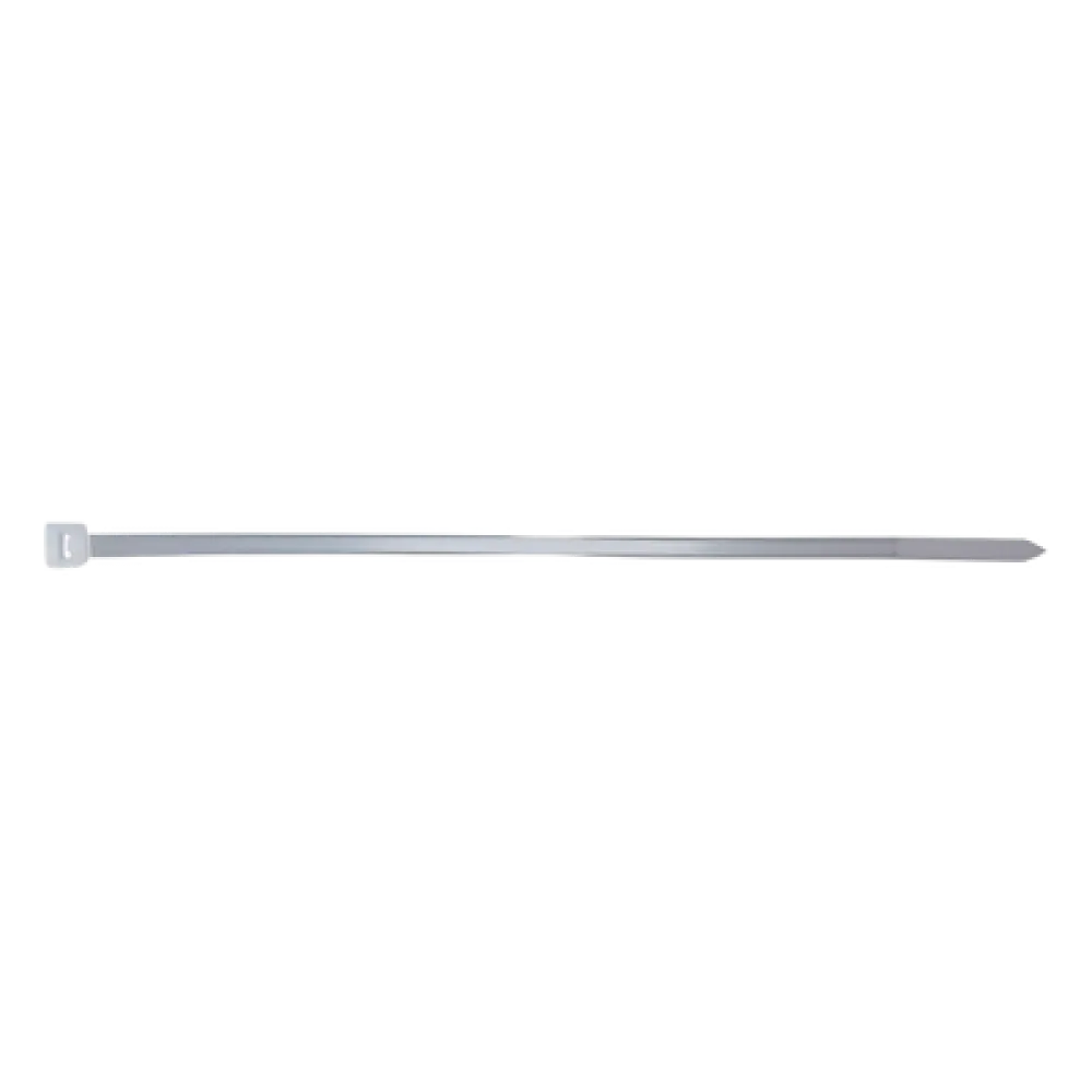 Cincho de nylon / 4.8mm x 190mm / 0.16ft x 0.62ft / 100 piezas / Nylon 66 / UL 94 V-2 / ASTM B-117