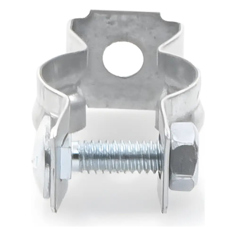 Clip para Tubo Conduit / 13 mm (1/2") / Acero Pregalvanizado / Tornillo 6.4 mm (1/4") / Separación de Superficies