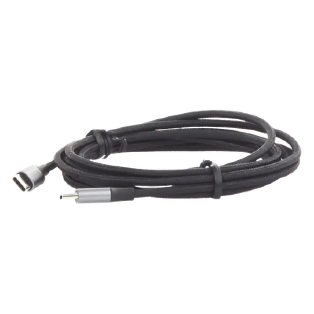 Cable USB-C a USB-C / 2 Metros (6.56 Pies) / 60W PD3.0 / 480 Mbps / Nylon Trenzado / Aluminio