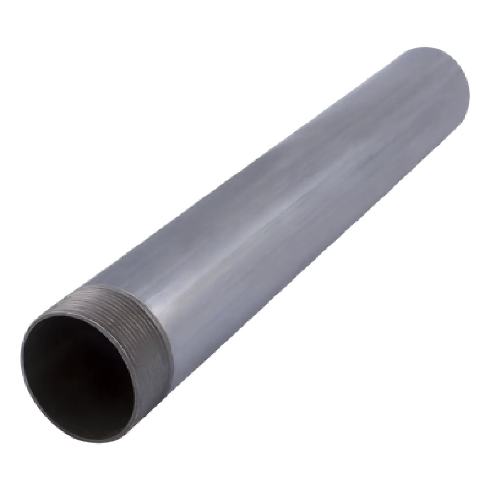 Tubo Conduit Metálico / 2-1/2" (63 mm) / Pared Gruesa Calibre 10 / Rosca / 3 m (9.8 ft) / Interior y Exterior Limitado