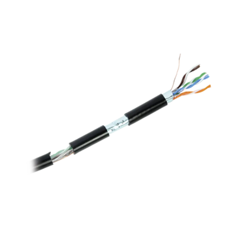 Bobina de Cable / Cat5e / FTP Blindado / 152 m (499 ft) / Exterior UV / PoE / 100% Cobre