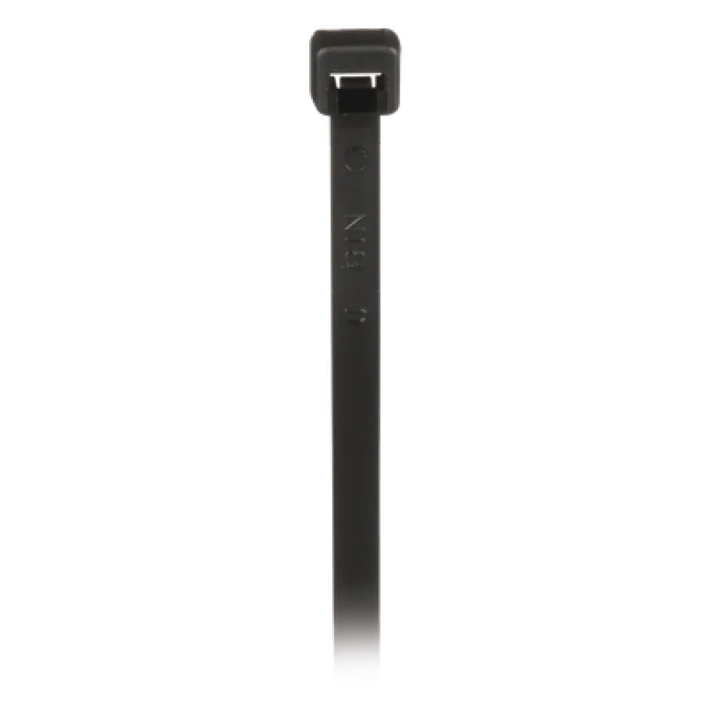 Cincho de Nylon / 203mm (8.0') largo / 3.6mm ancho / Negro / Paquete 1000 piezas / Alta temperatura