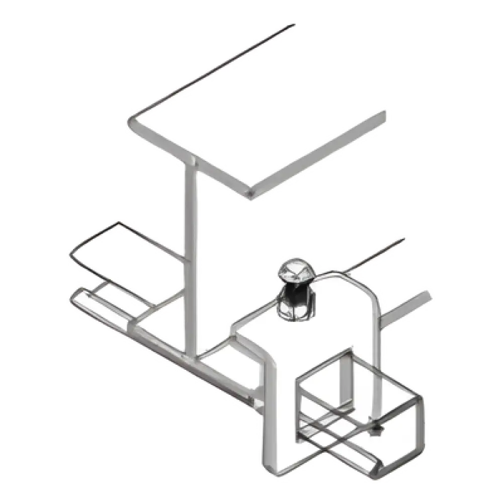 Mordaza Tipo Ventana / Perfil Unicanal 4x4 / Acero AISI 1018 / Carga 200 kg / 1.3x3.5x3.3 in