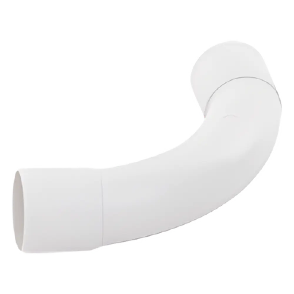 Curva para Tubería Rígida / 32 mm / PVC Auto-extinguible / Libre de Halógenos / Radio Estrecho / Datos y Telecomunicaciones