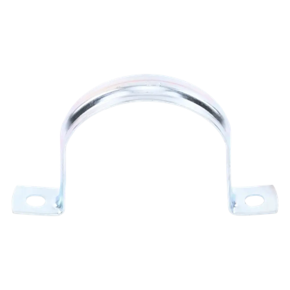 Abrazadera Omega / Conduit 2" (63 mm) / Acero 0.9-1.2 mm / Carga 30 kg / Acabado Cincado 5 micras