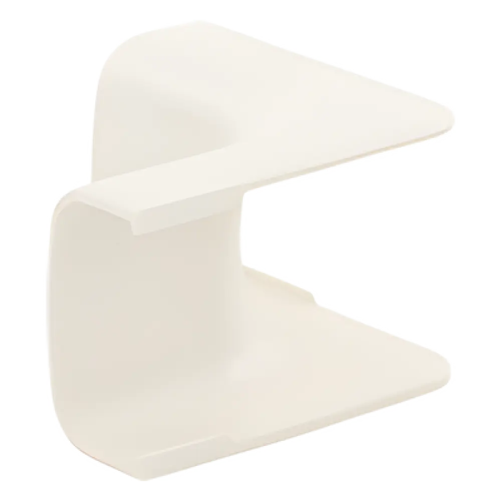 Esquinero interior / Canaleta LD5 / ABS / Blanco mate / UL94V-0 FT4 / 90° / 0°C a 50°C