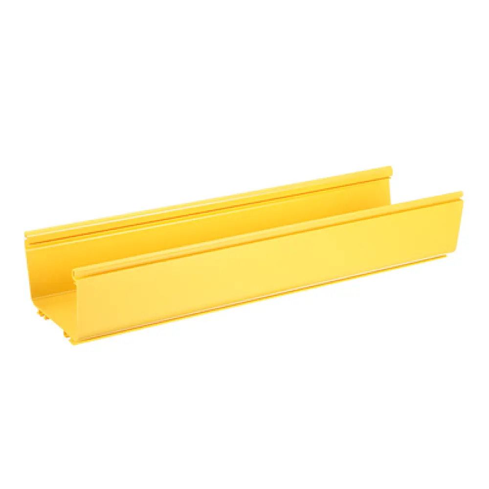 Canaleta para Cableado Estructurado / PVC Rígido / 6x4 Pulgadas / 3 m (9.8 ft) de Largo / Capacidad 3819 Cables / Color Amarillo