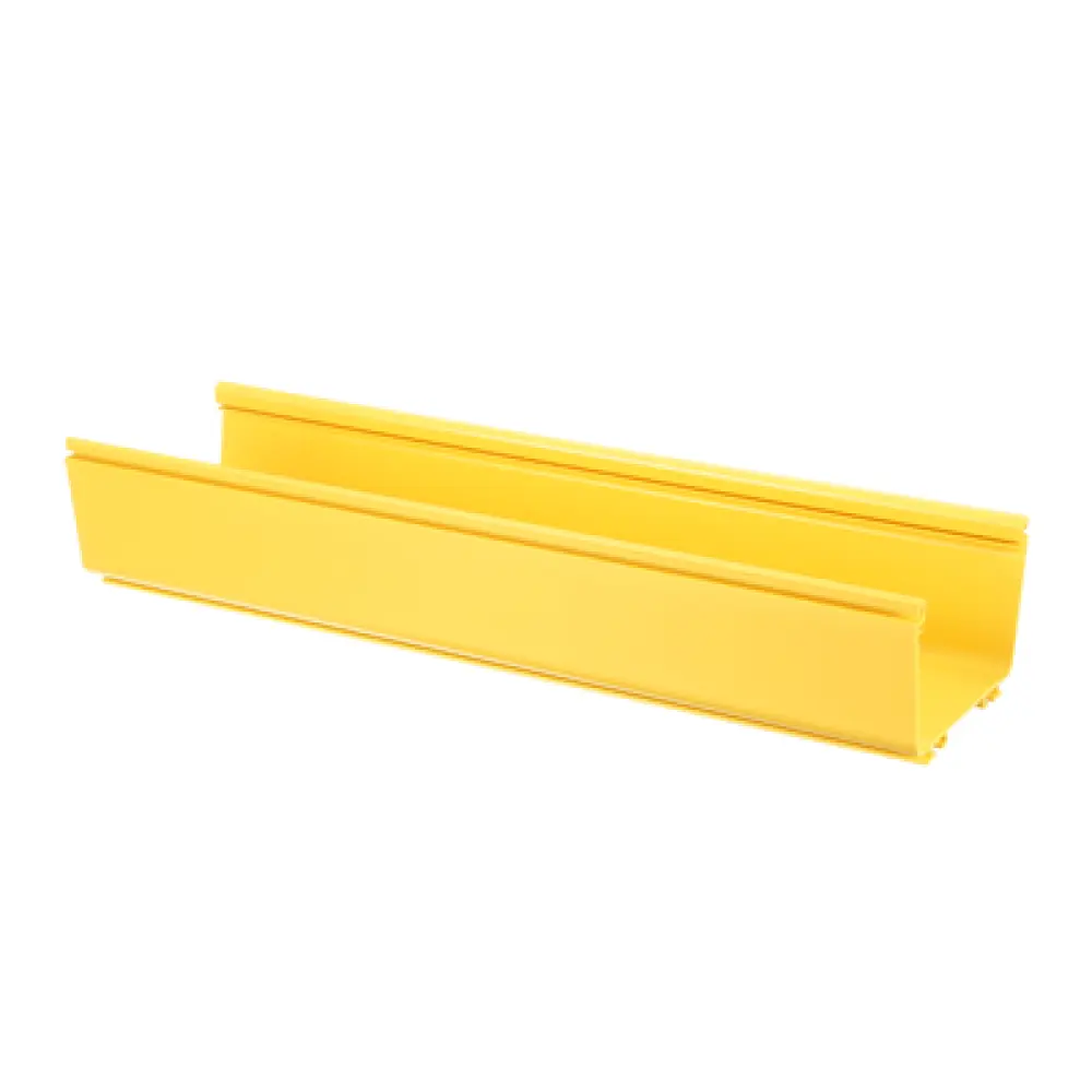 Canaleta para Cableado Estructurado / PVC Rígido / 6x4 Pulgadas / 3 m (9.8 ft) de Largo / Capacidad 3819 Cables / Color Amarillo